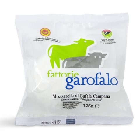 Mozzarella din lapte de bivolita (di bufala) 125 g in tub de plastic – Producator „Garofalo”-0