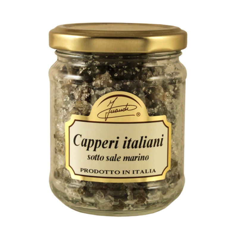 Capere Premium in Sare Marina (Capperi soto Sale Marino) 75 g, de la Inaudi - produs artizanal Premium!