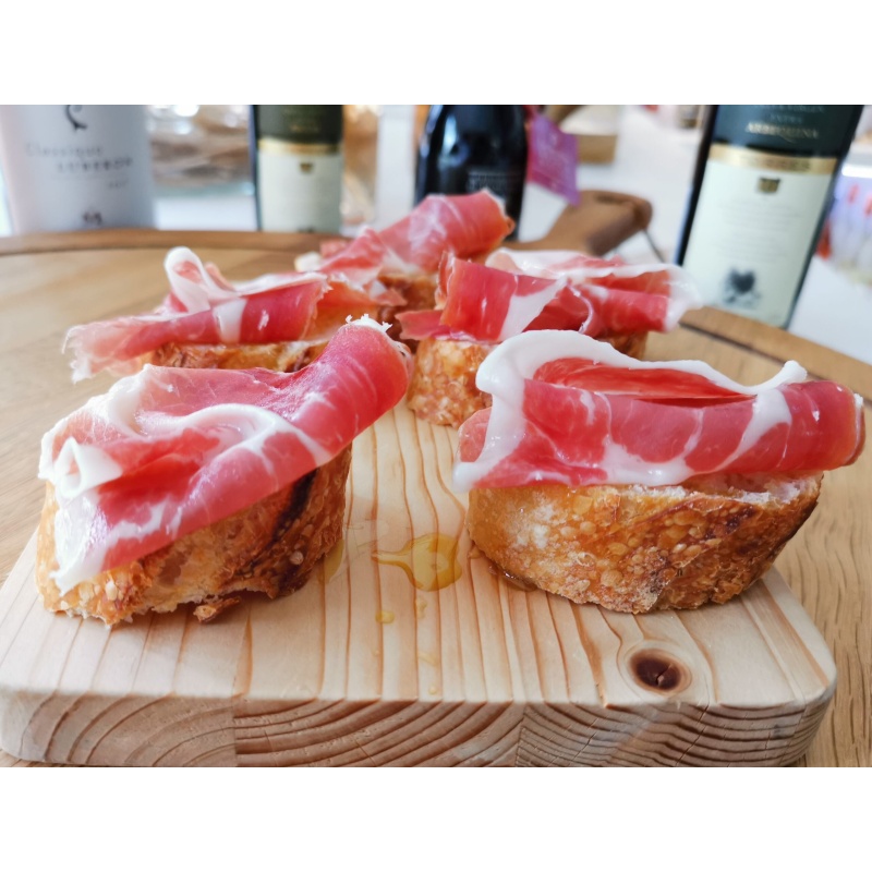 Tapas frías cu jamón Ibérico de bellota, Pata Negra BEHER 4 buc.