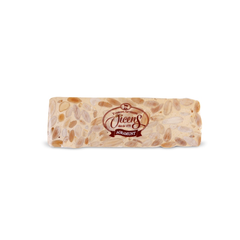 Nuga Turrón Duro de Almendra cu migdale 64% - 80 gr de la Torrons Vicens