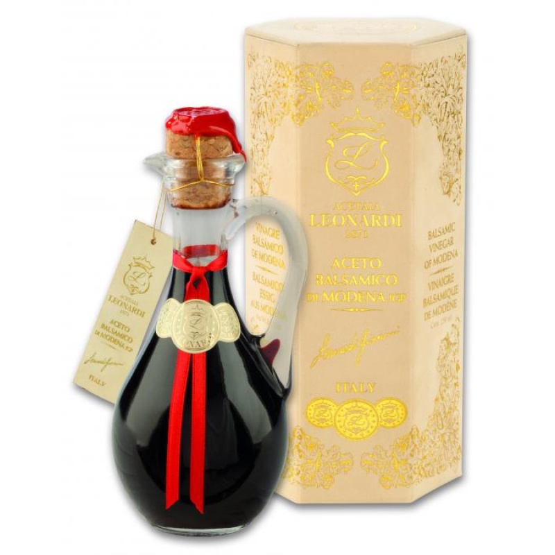 Oțet balsamic di Modena IGP (ANFORA IVORY) 250 ml de la Leonardi - Cod: C0534