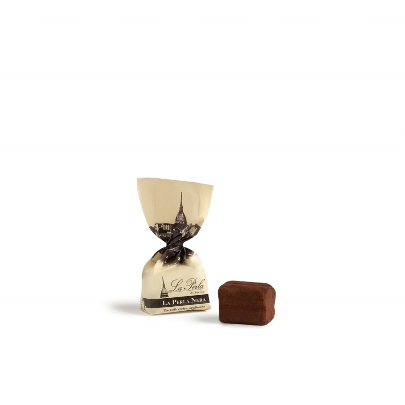 Trufă dulce cu alune "La Perla Nera" - Ciocolată piemonteză handmade de la La Perla Di Torino