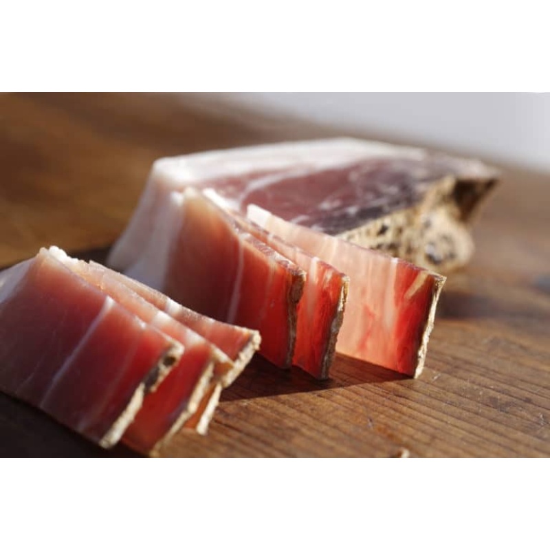 Șpeck "CUORE" Premium din Südtirol - produs artizanal de la STEINER. Pret/100g - imagine 2