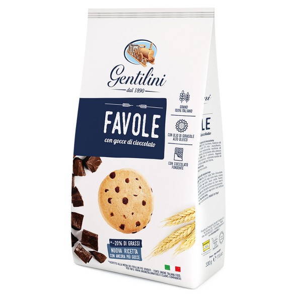 Biscuiti Favole cu ciocolata 330g – de la Gentilini 01