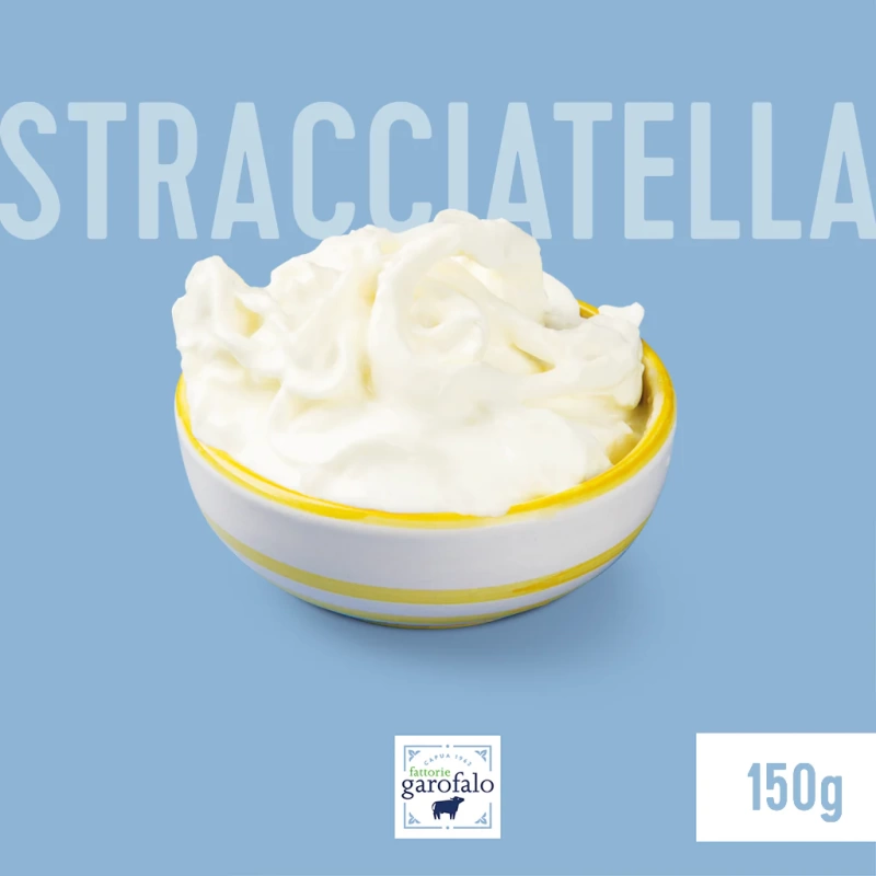Stracciatella din lapte de bivoliță (di bufala) 150g de la Garofalo, italian leader! - imagine 2