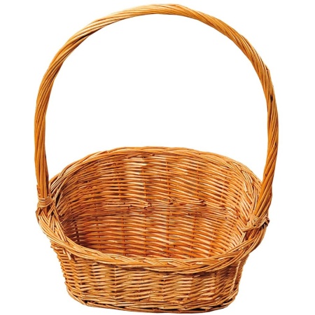 Coșulet din rachită naturală impletită de la Kesper 36 x 30 x 36 cm